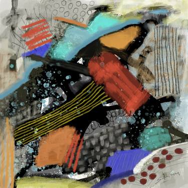 Original Abstract Digital by Hernan Galdames