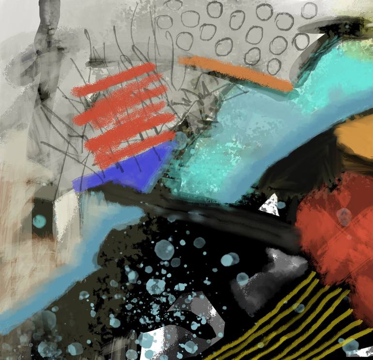 Original Abstract Digital by Hernan Galdames