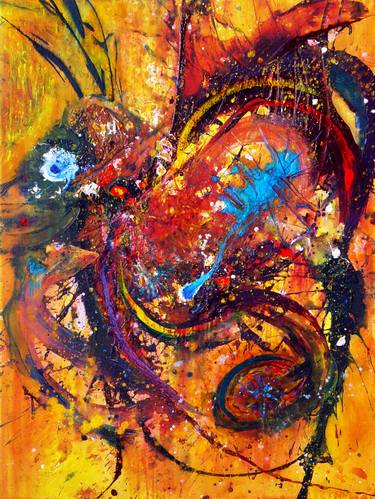 Original Fine Art Abstract Paintings by Beth Ames Swartz