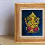 Cute Ganesha Virtual Framed room view