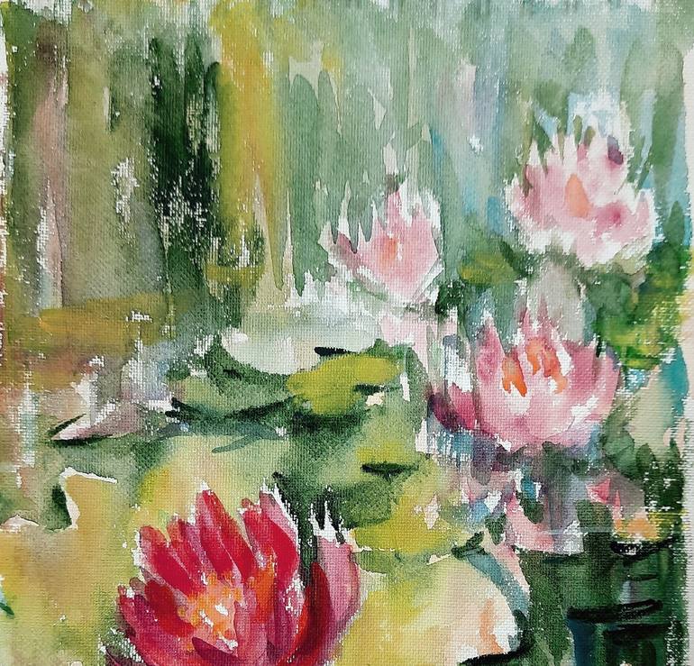 Original Garden Painting by Asha Shenoy 