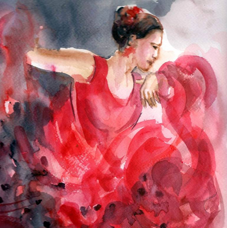 Original Performing Arts Painting by Asha Shenoy 
