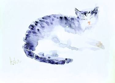 Original Cats Paintings by Asha Shenoy