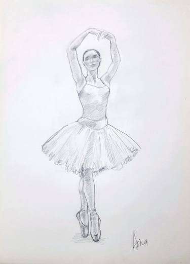 Ballerina 11 Pencil drawing thumb