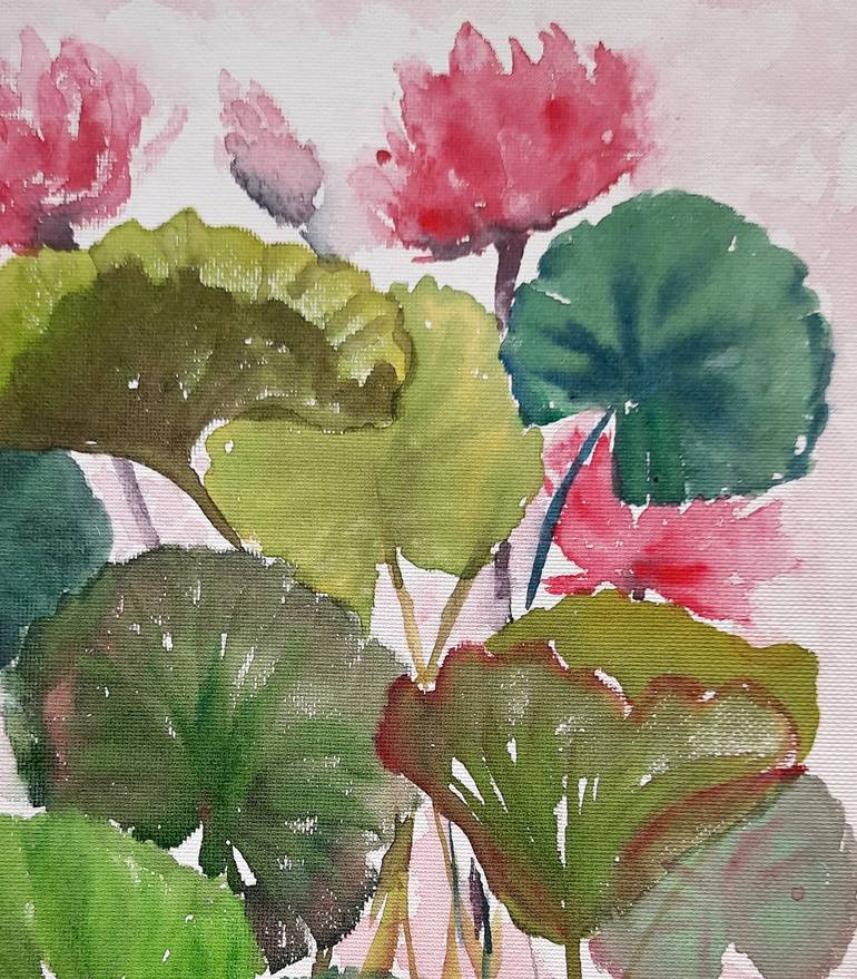 Original Floral Painting by Asha Shenoy 