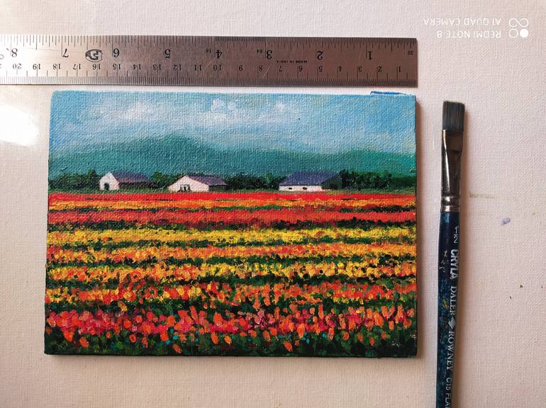 Original Contemporary Landscape Painting by Asha Shenoy 