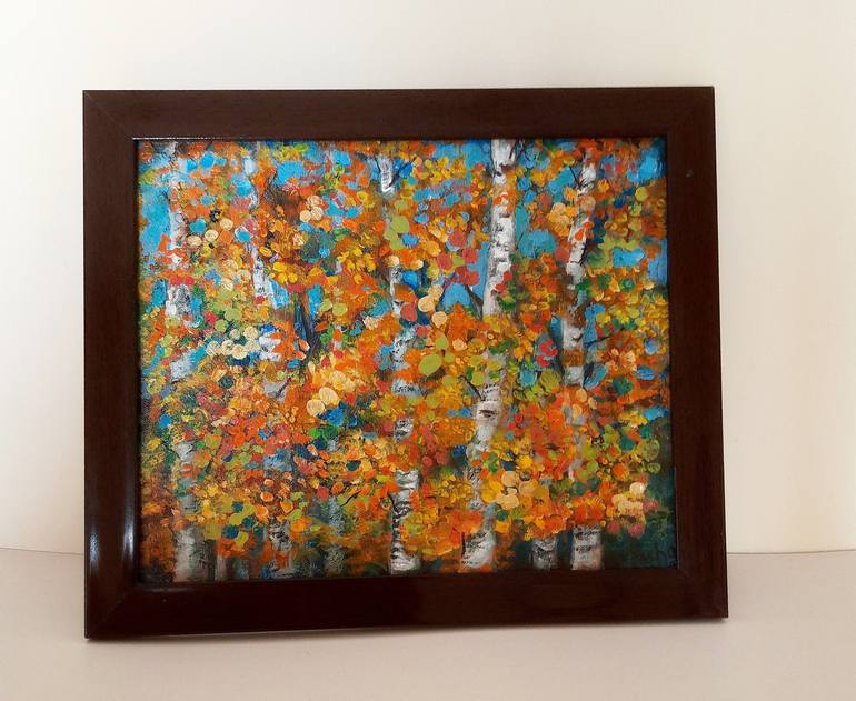 Original Contemporary Tree Painting by Asha Shenoy 