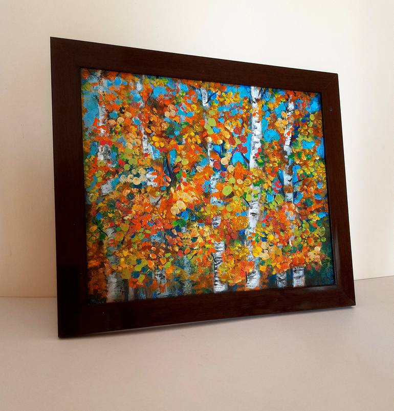 Original Contemporary Tree Painting by Asha Shenoy 