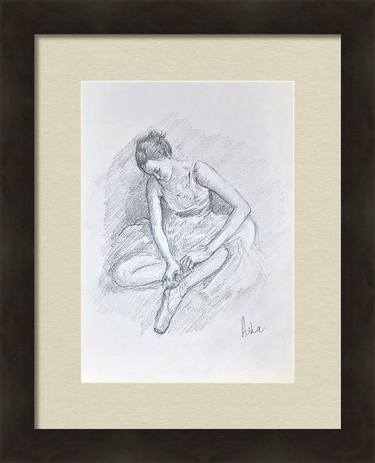 Original Fine Art Performing Arts Drawings by Asha Shenoy