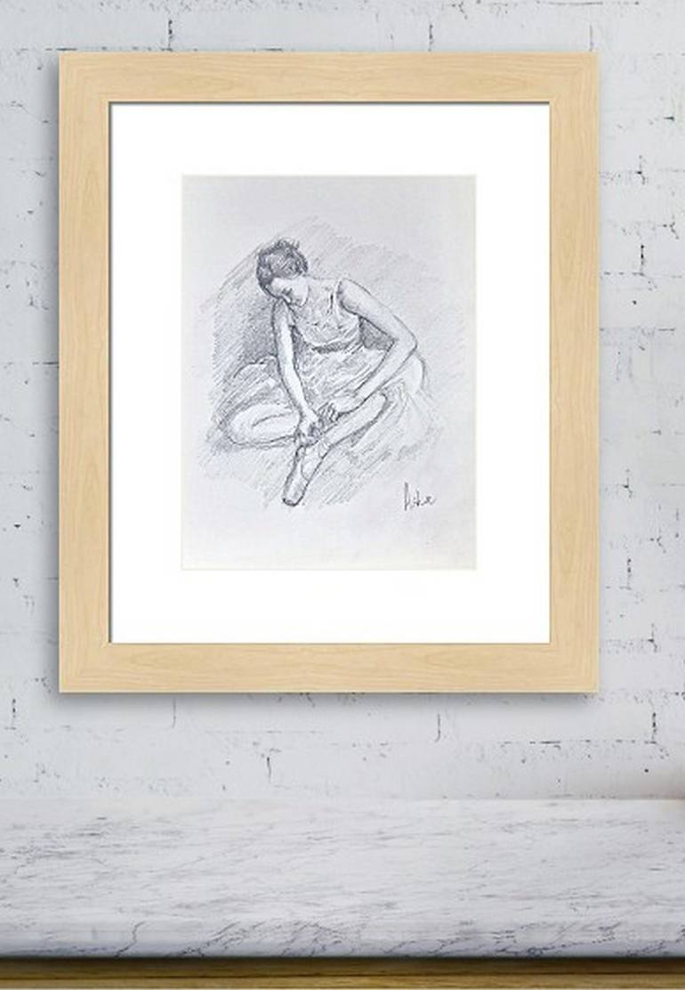 Original Fine Art Performing Arts Drawing by Asha Shenoy 