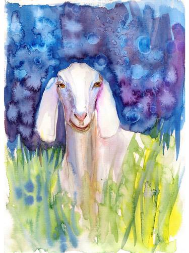 A Smiling Goat, Limited Edition print thumb