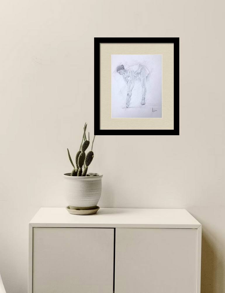 Original Figurative People Drawing by Asha Shenoy 