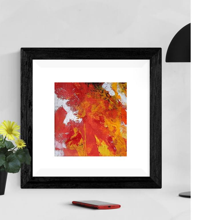 Original Abstract Expressionism Abstract Painting by Asha Shenoy 