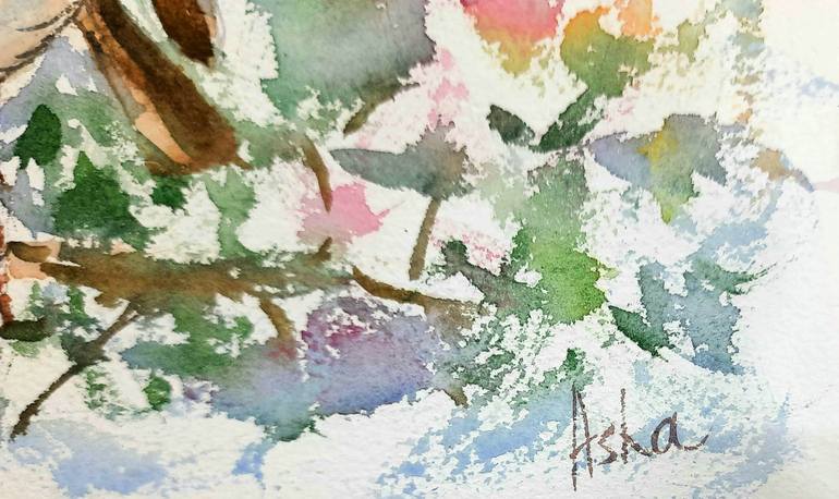 Original Illustration Animal Painting by Asha Shenoy 