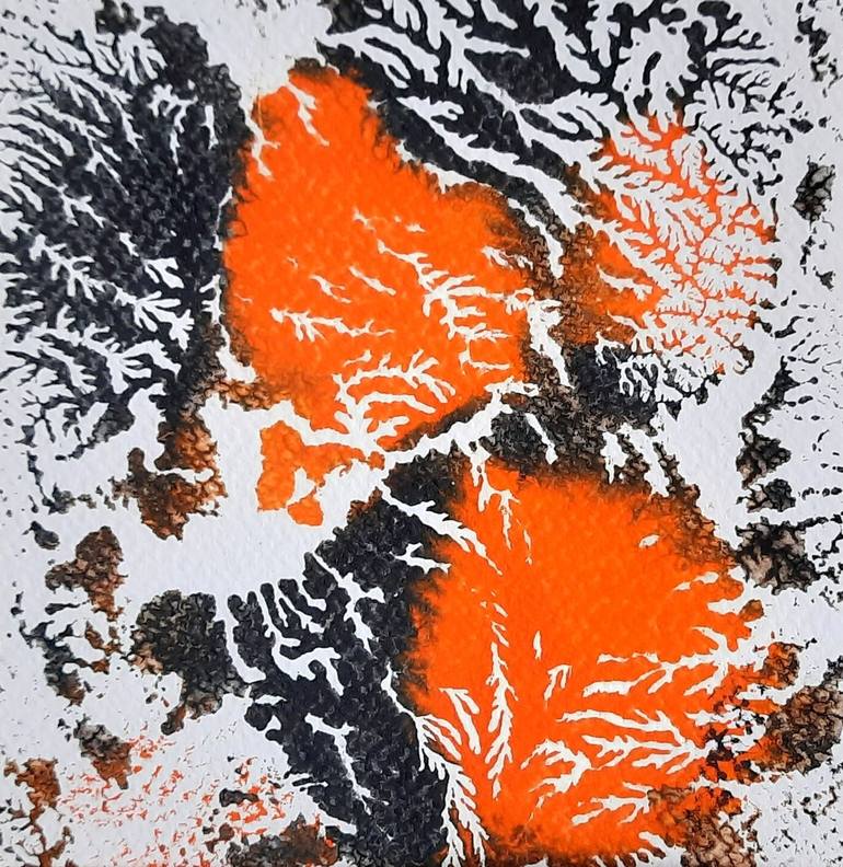 Original Abstract Nature Printmaking by Asha Shenoy 