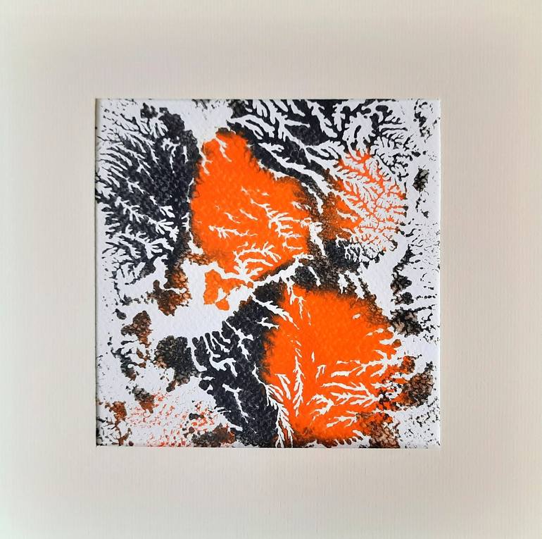 Original Abstract Nature Printmaking by Asha Shenoy 