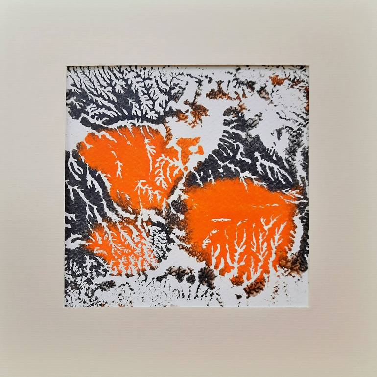 Original Abstract Nature Printmaking by Asha Shenoy 