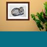 Virtual frame and wall view