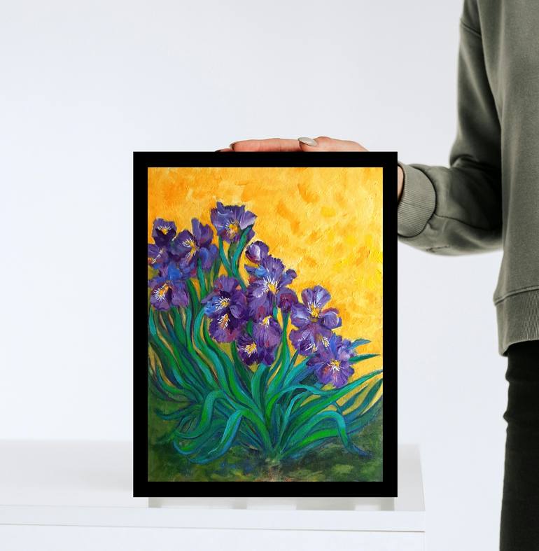 Original Expressionism Floral Painting by Asha Shenoy 
