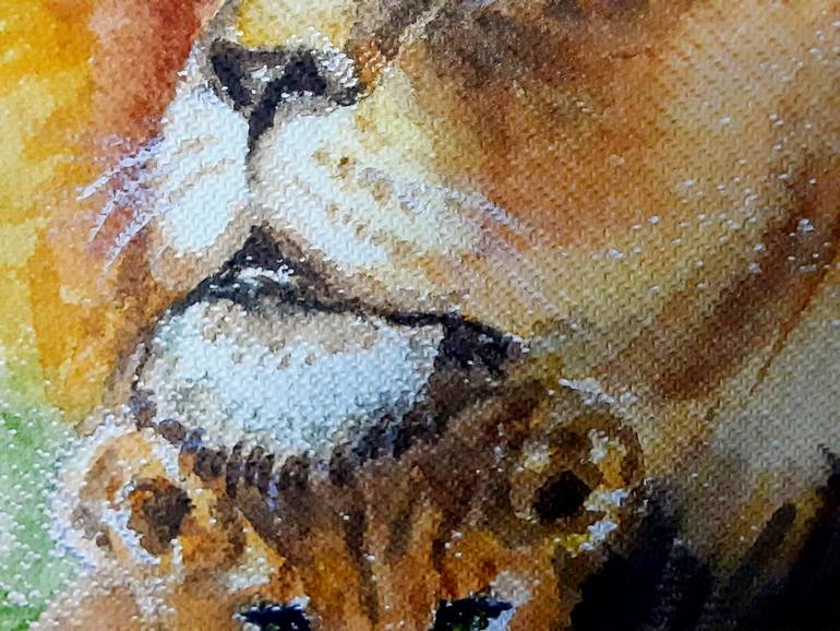 Original Expressionism Animal Painting by Asha Shenoy 