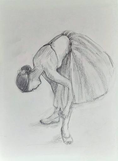 Original Black & White Performing Arts Drawings by Asha Shenoy 