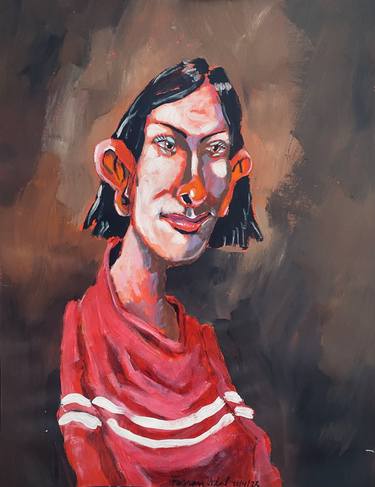 Print of Expressionism Portrait Paintings by Ferran Vidal