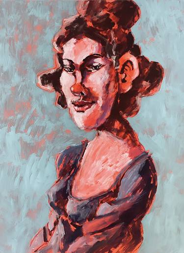 Original Expressionism Portrait Paintings by Ferran Vidal