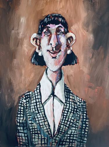 Original Expressionism Portrait Paintings by Ferran Vidal