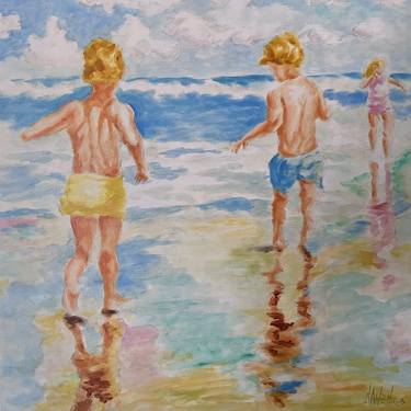 Original Beach Paintings by Charles Davenport