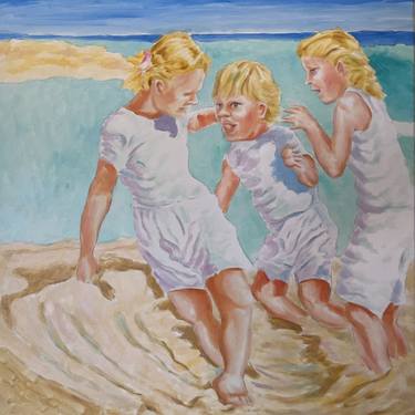 Original Contemporary Children Paintings by Charles Davenport