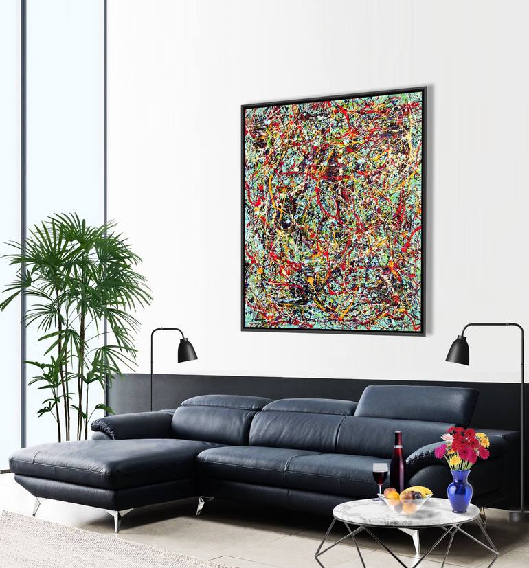 Original Abstract Expressionism Abstract Painting by tomaž gorjanc