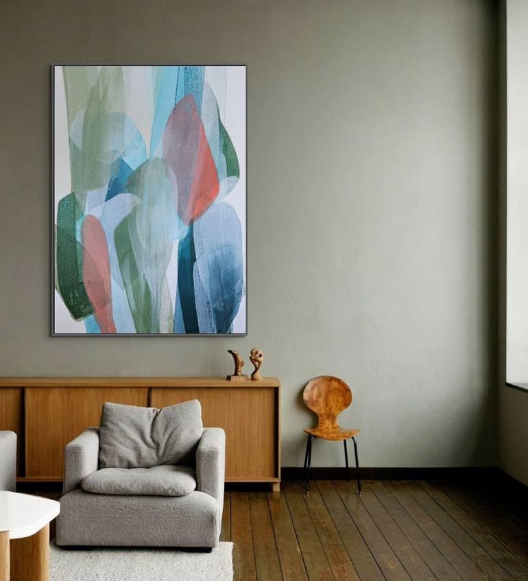 Original Abstract Painting by Danuta Slautskaya