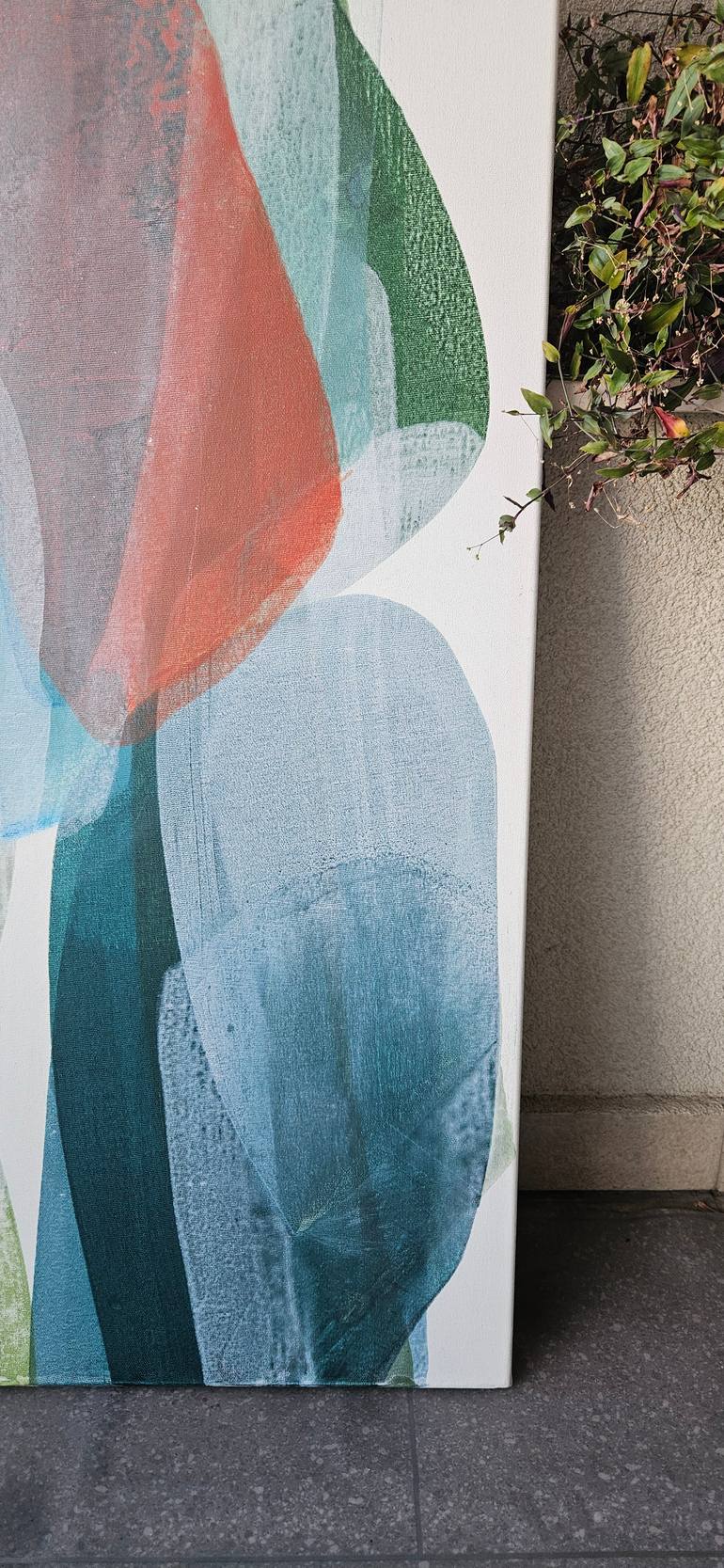 Original Abstract Painting by Danuta Slautskaya