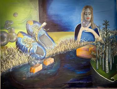 Original Surrealism Fantasy Paintings by Sabrina Seligsohn