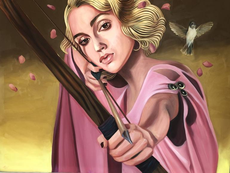 Print of Figurative People Paintings by Emilse Vega