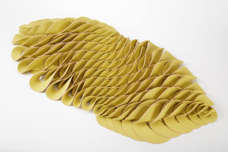 Original Abstract Geometric Sculpture by Vanda Berecz