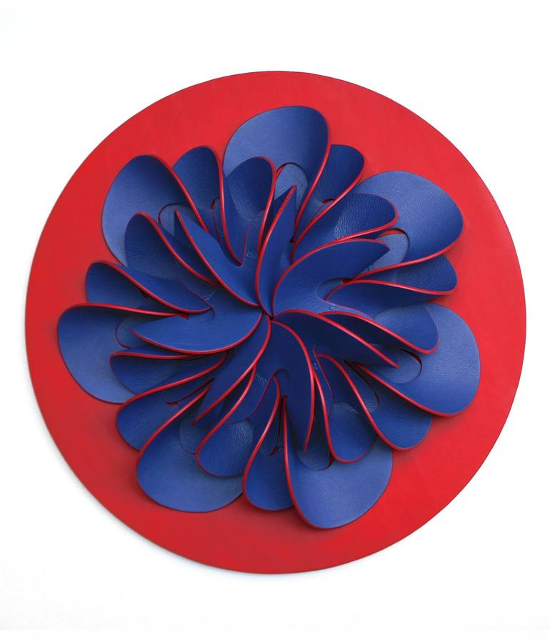 Original Abstract Floral Sculpture by Vanda Berecz