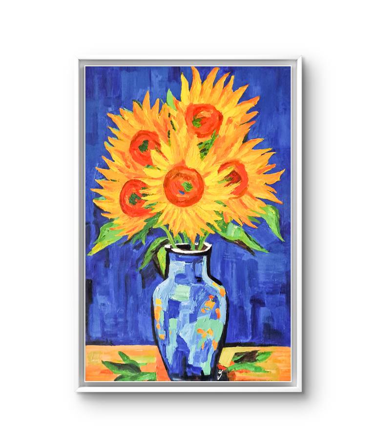 Original Contemporary Floral Painting by Conor Kelly