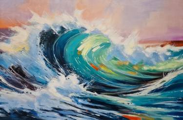 Original Expressionism Seascape Paintings by Conor Kelly