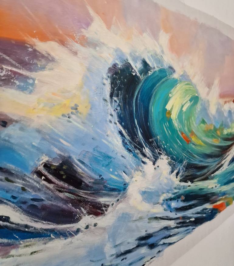 Original Contemporary Seascape Painting by Conor Kelly