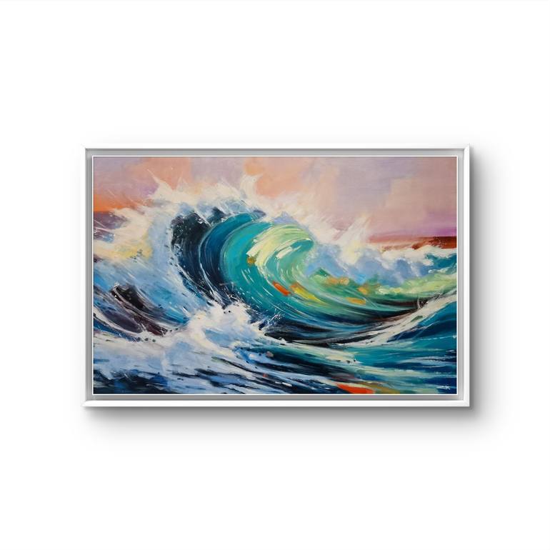 Original Contemporary Seascape Painting by Conor Kelly