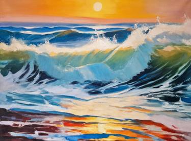Original Realism Beach Paintings by Conor Kelly