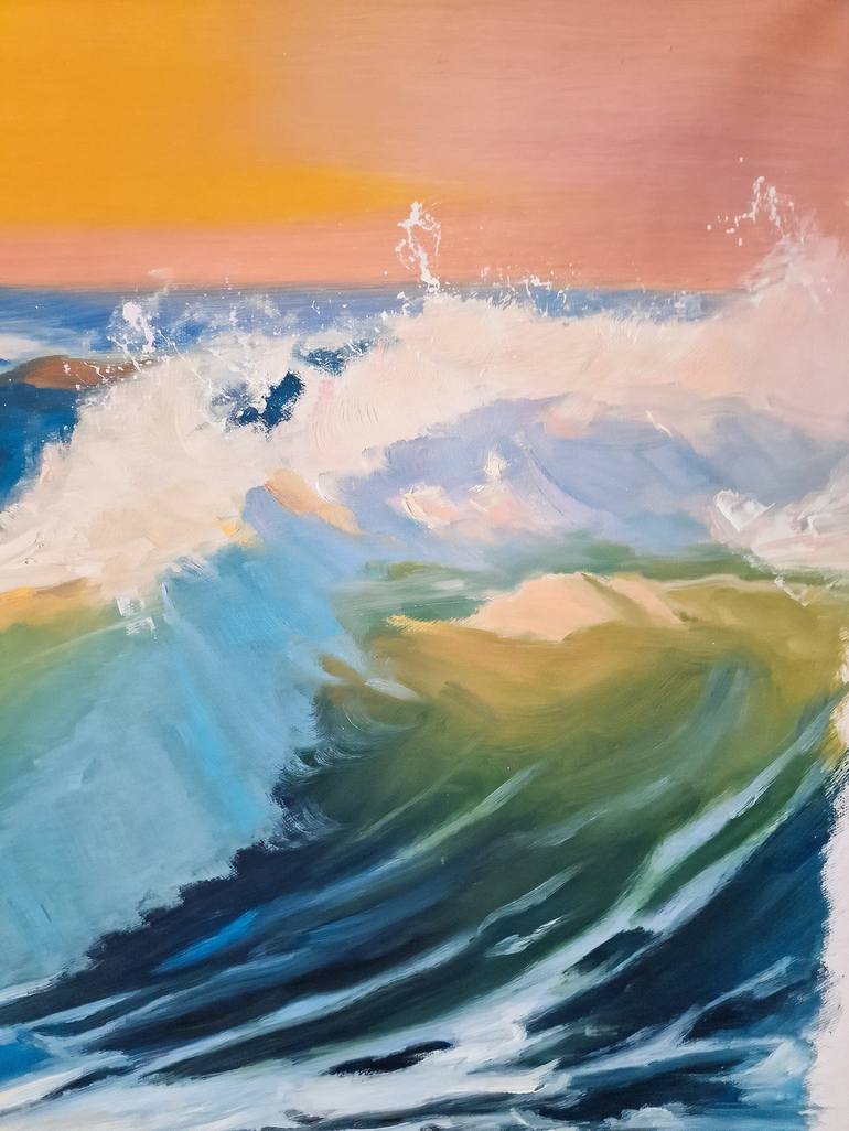 Original Beach Painting by Conor Kelly