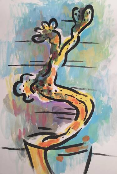 Print of Figurative Abstract Paintings by Aleksandra Tore
