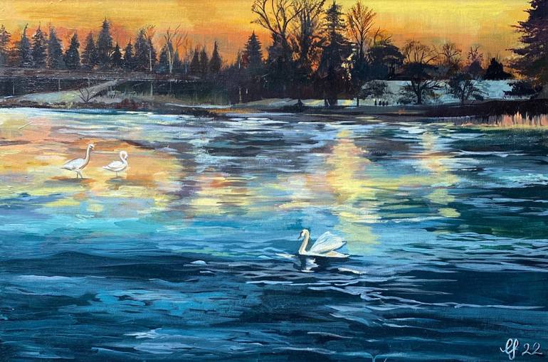 Original Contemporary Landscape Painting by Cara Fraser