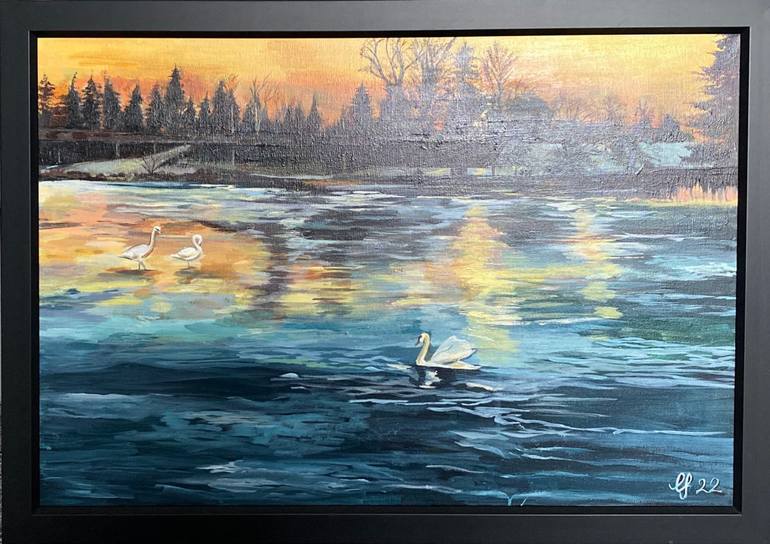 Original Contemporary Landscape Painting by Cara Fraser