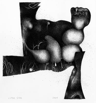 Original Conceptual Abstract Drawings by Victor Soma