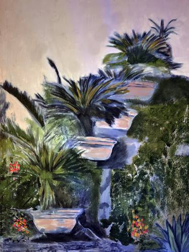Original Abstract Garden Paintings by Dan Twyman