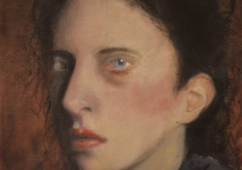 Original Portrait Painting by Viola Moretti