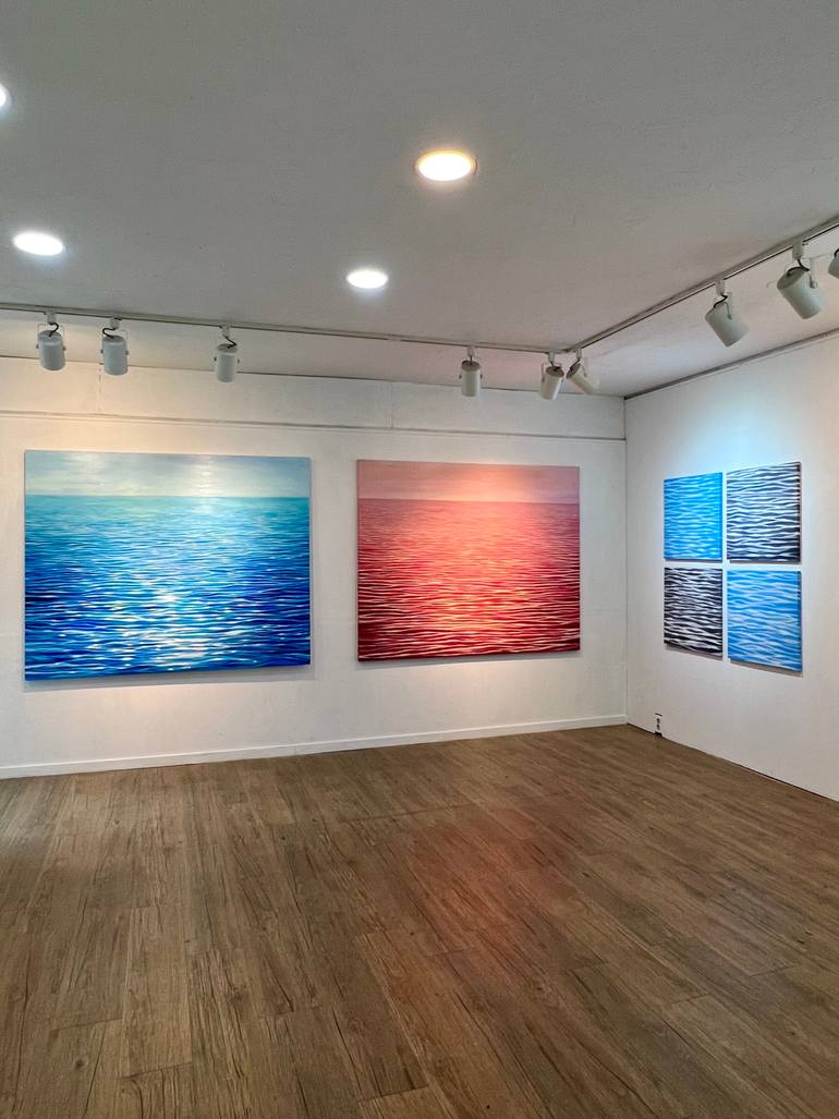Original Abstract Seascape Painting by Chaeyoon Bang
